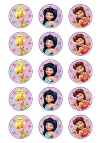 Disney Fairies Cupcake Images - Click Image to Close